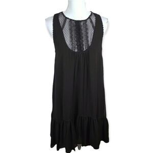 MAX STUDIO BLACK SHIFT DRESS SZ.M EUC
